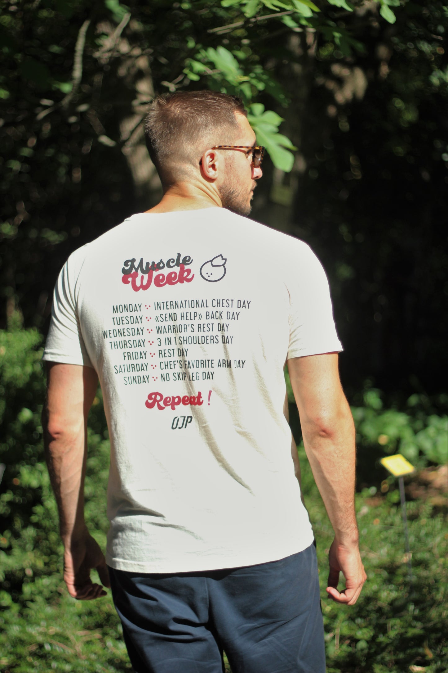 Tee-shirt Bio - "Muscle Week" Unisexe